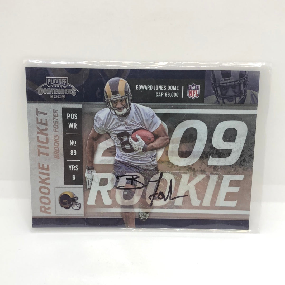 Brooks Foster 2009 Contenders Rc Auto