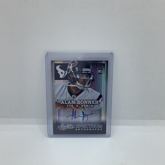 2013 Panini Absolute Auto Alan Bonner