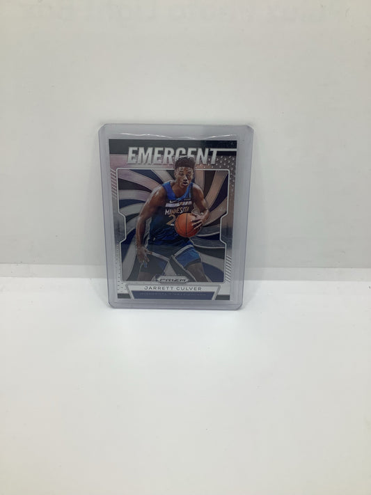 2019-20 Prizm Jarrett Culver RC Silver Blue Black