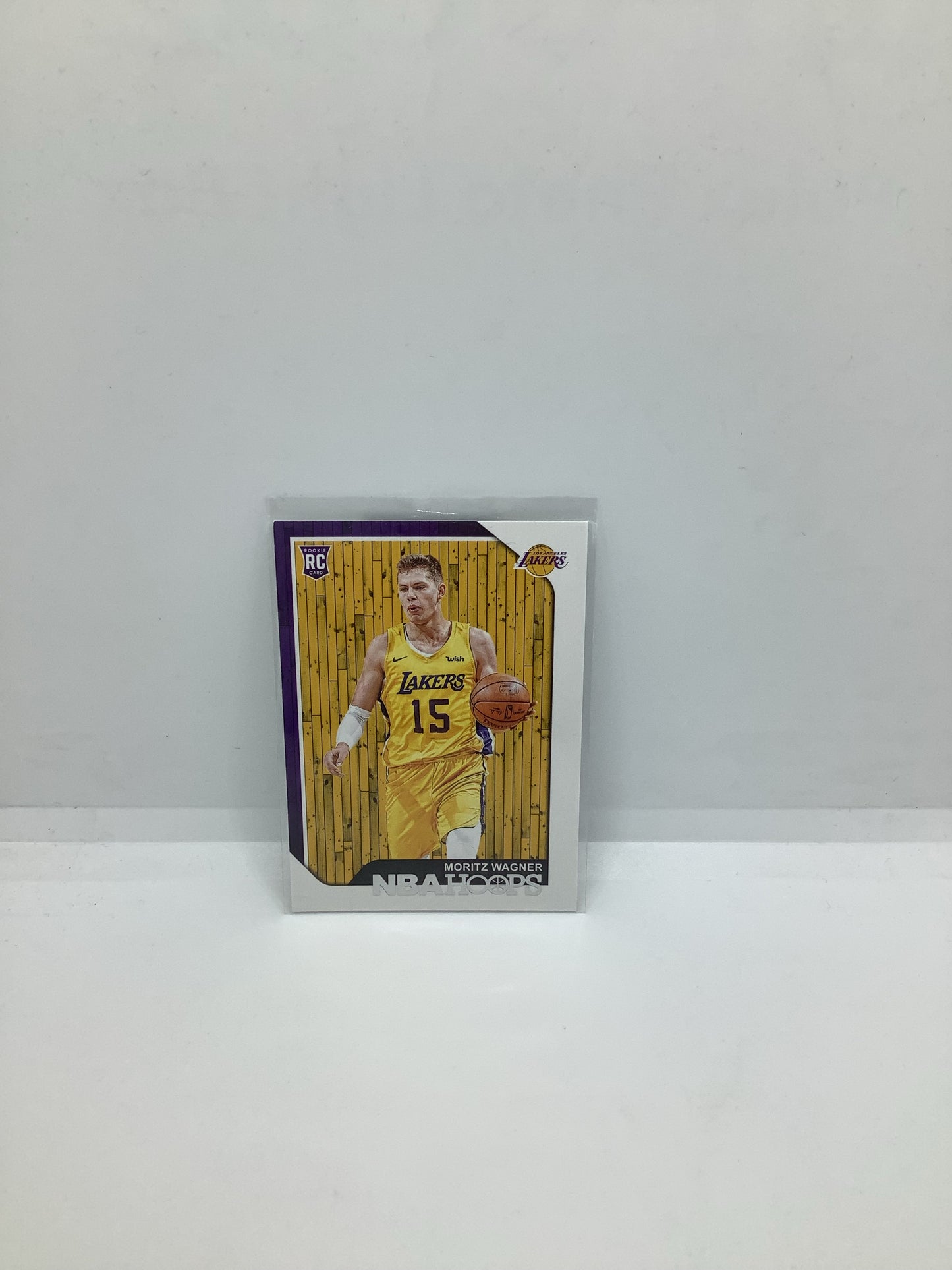 2018-19 Hoops Moritz Wagner RC Yellow Purple