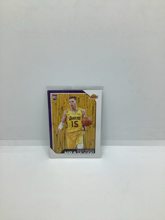 2018-19 Hoops Moritz Wagner RC Yellow Purple