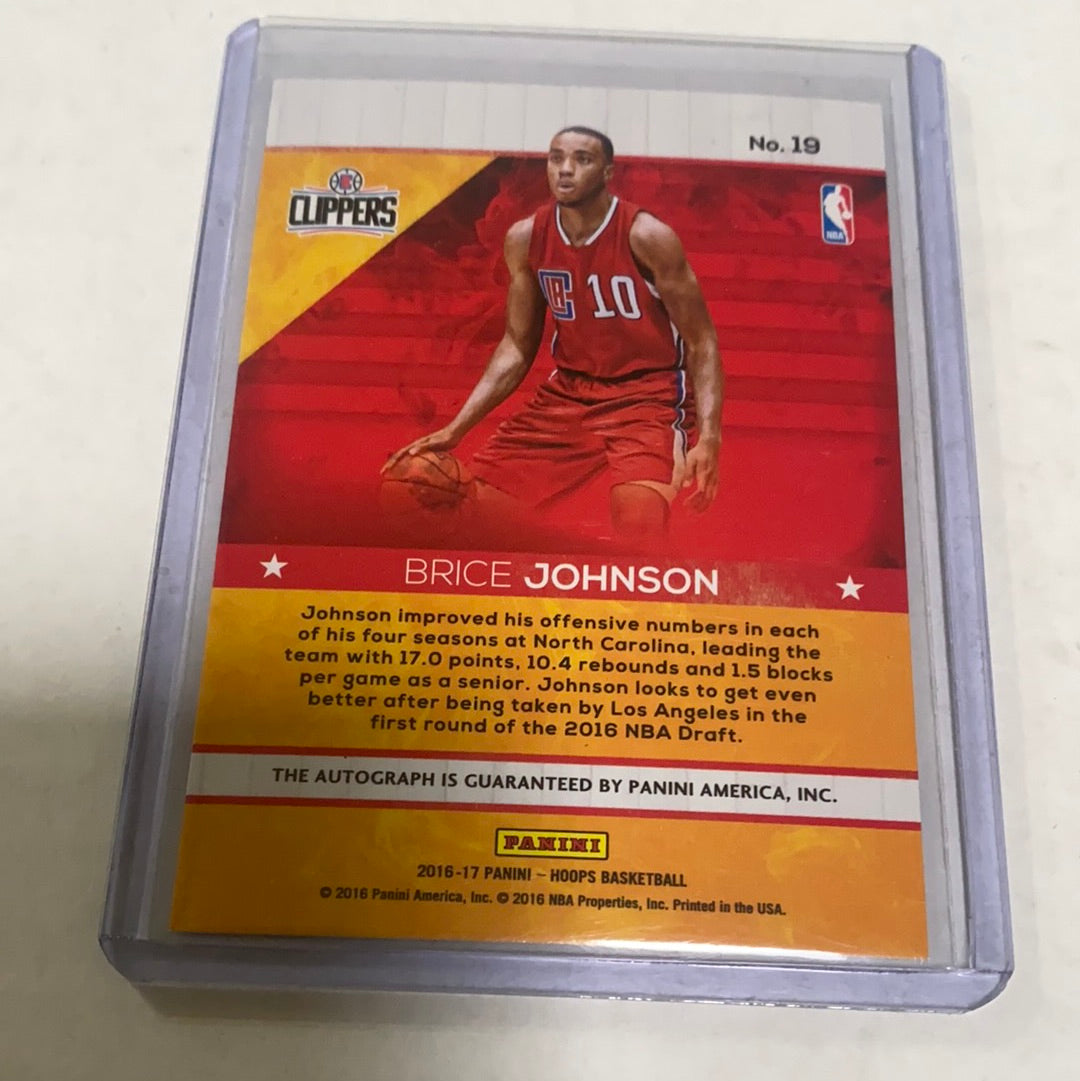 2016 Panini Brice Johnson RC Rookie Auto