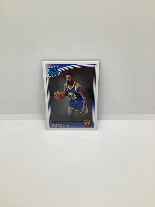 2018-19 Donruss Jacob Evans RC Blue