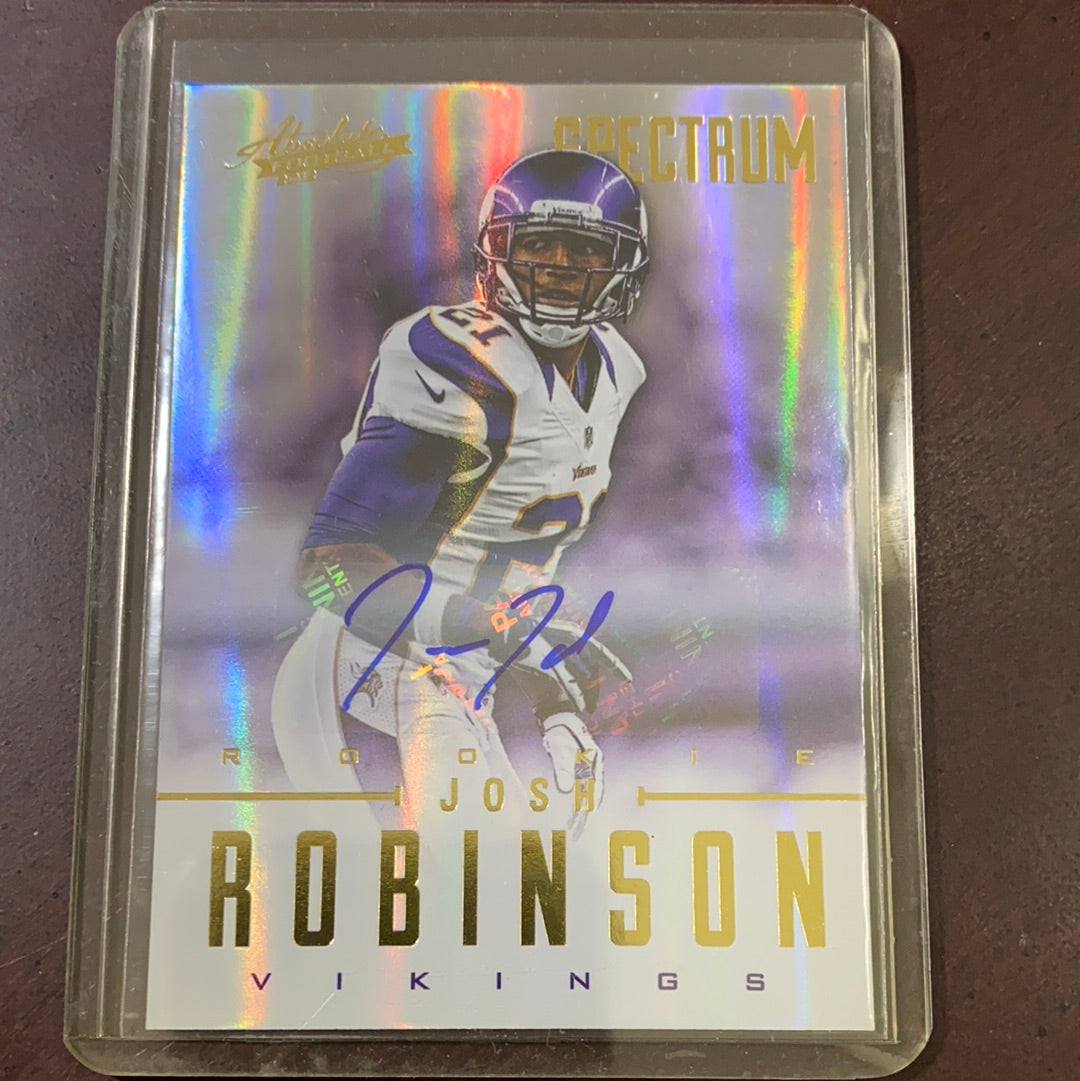 Josh Robinson 2013 Absolute Memorbilia Autograph