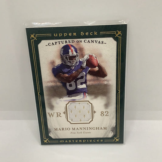 Mario Manningham UD Masterpieces Canvas Jsy