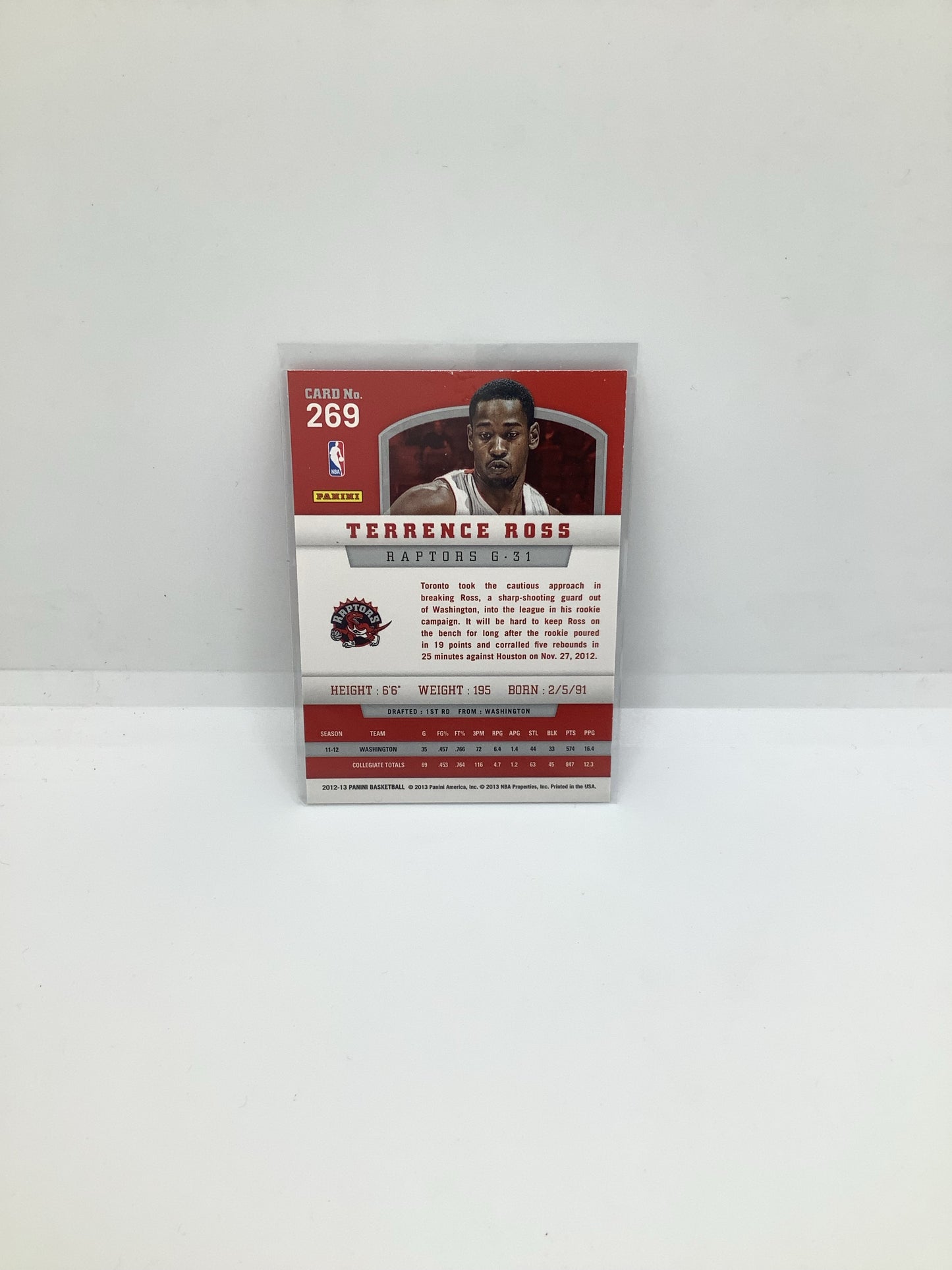 2012-13 Panini Terrence Ross Red