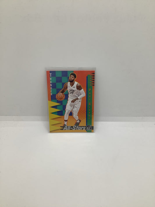 2018-19 Donruss Paul George Yellow Orange