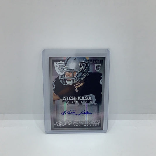 2013 Panini Absolute Auto Nick Kasa