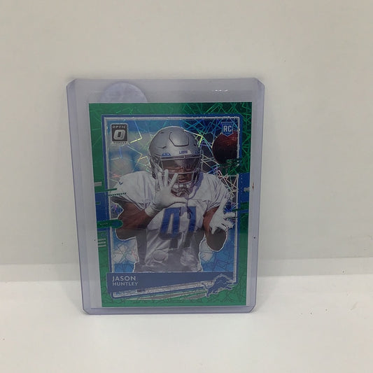 2020 Donruss Jason Huntley RC Green Blue