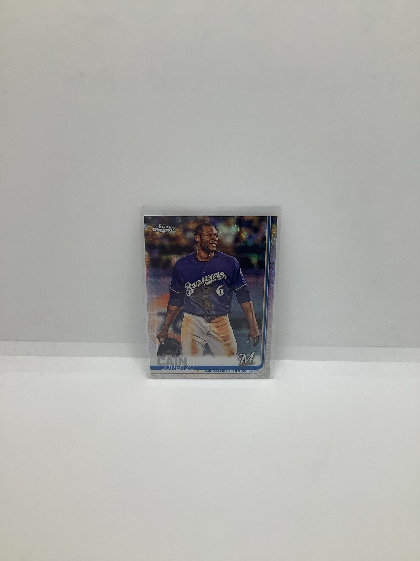 2019 Topps Chrome Refractor Lorenzo Cain
