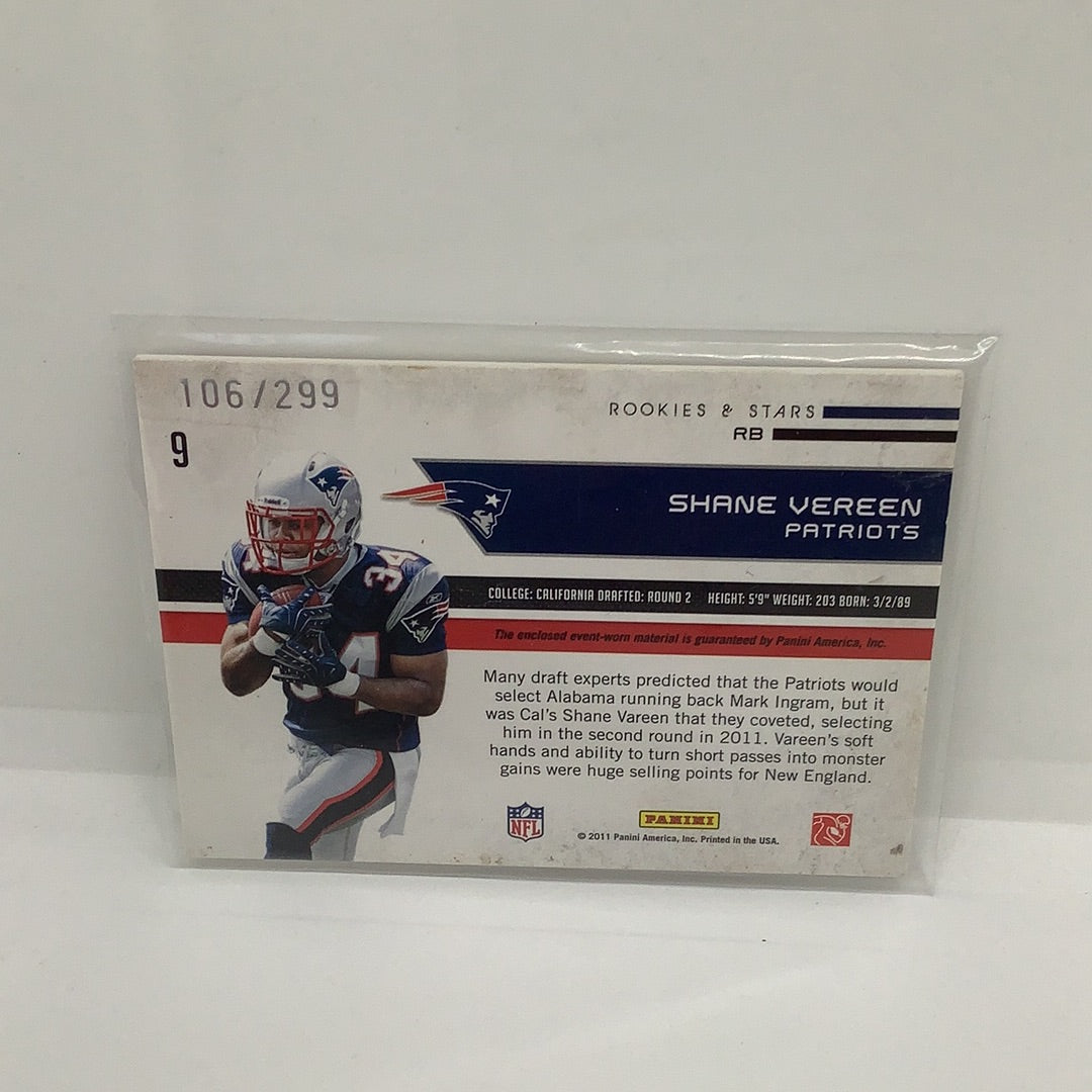 Shane Vereen 2011 R&S RC Jsy