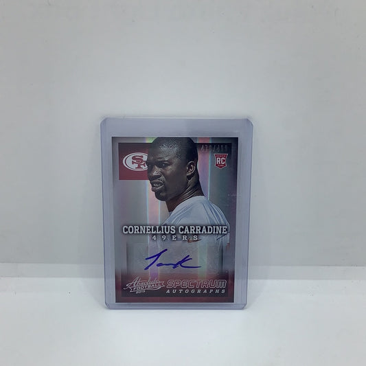 2013 Panini Absolute Auto Cornellius Carradine