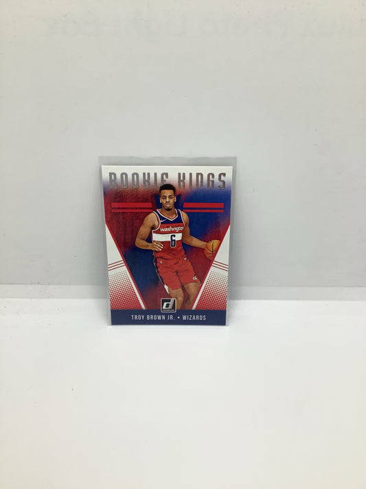 2018-19 Donruss Troy Brown Jr. RC RWB