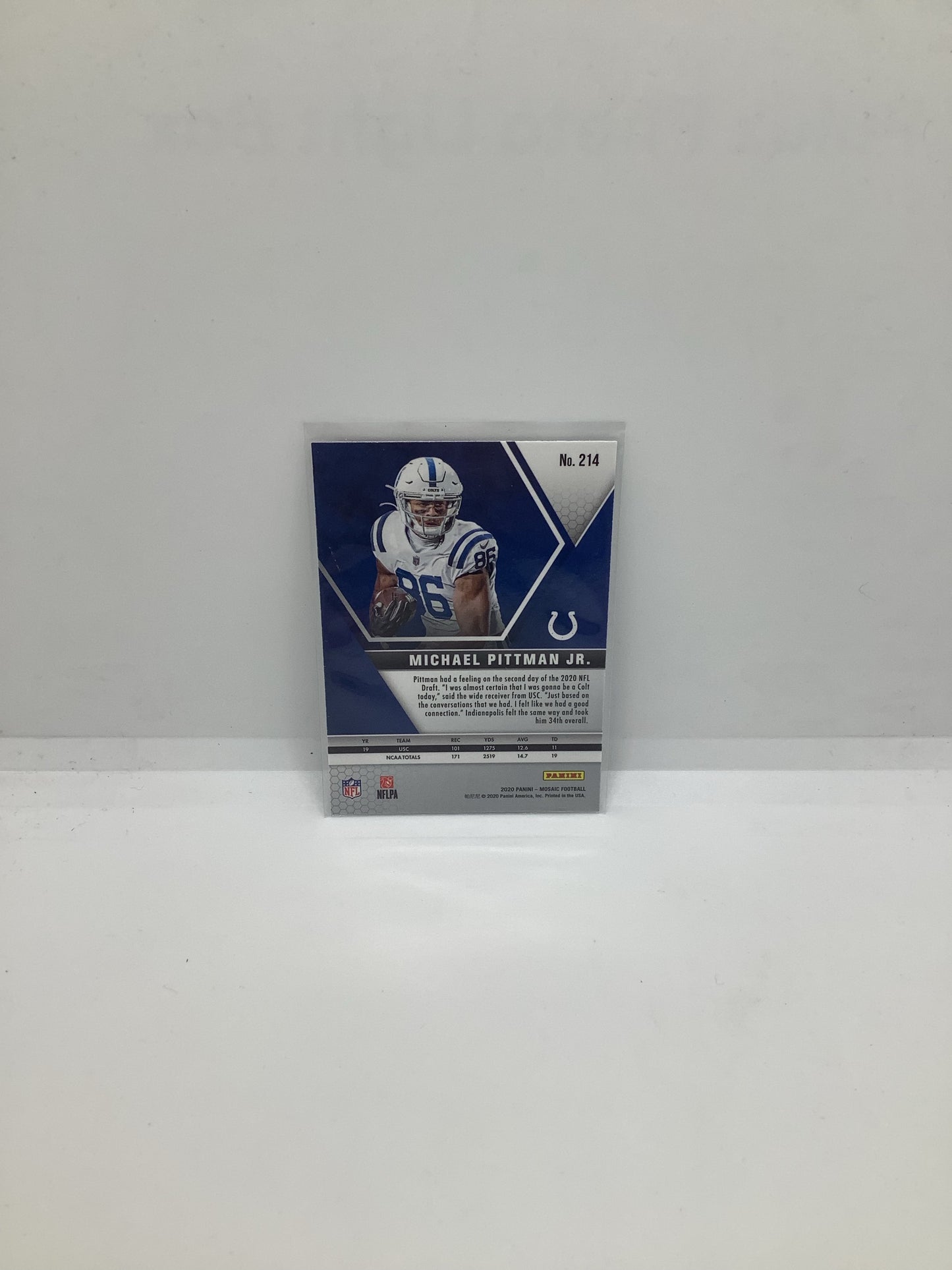 2020 Panini Mosaic Michael Pittman Jr.