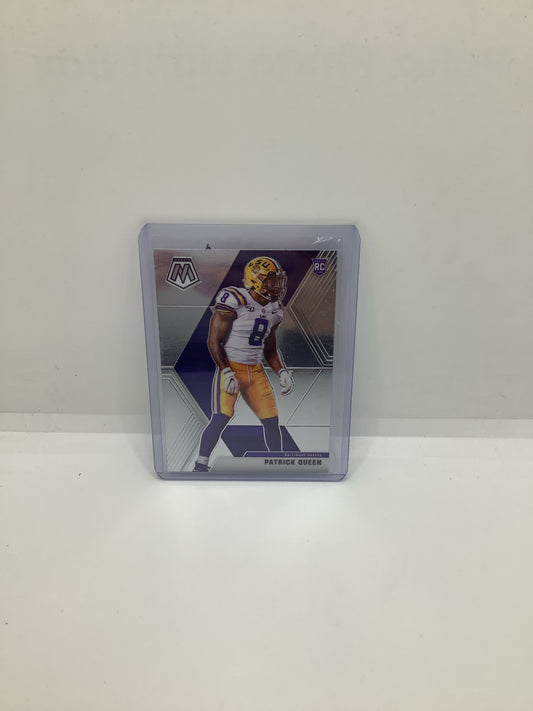 2020 Mosaic Patrick Queen RC Silver Purple
