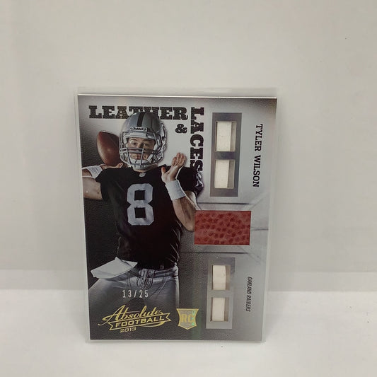 Tyler Wilson 2013 Absolute Leather & Laces /25
