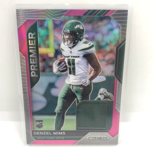 Denzel Mims 2020 Prizm Pink Premier Jsy