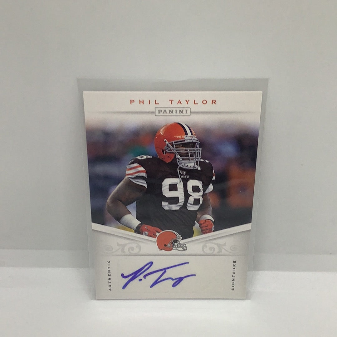 Phil Taylor 2012 Panini Auto