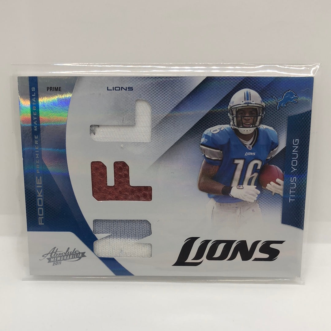 Titus Yound 2011 Absolute RPM Prime Patches /50