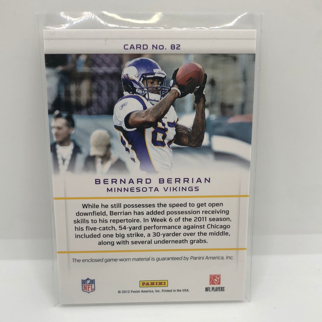 Bernard Berrian 2012 Prestige Gamers Jsy