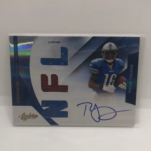 Titus Young 2011 Absolute RPM Jsy Auto /299