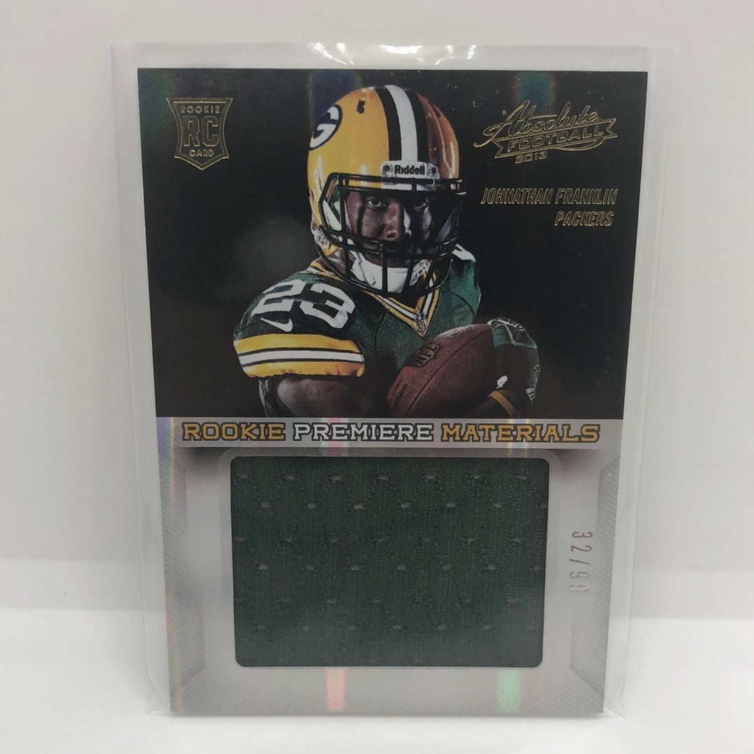 Johnathan Franklin 2013 Absolute RPM Jumbo Jsy /99