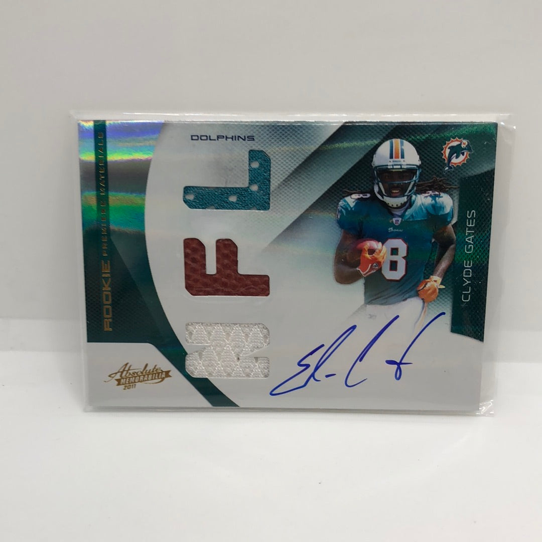 Clyde Gates 2011 Absolute RPM Jsy Auto /299