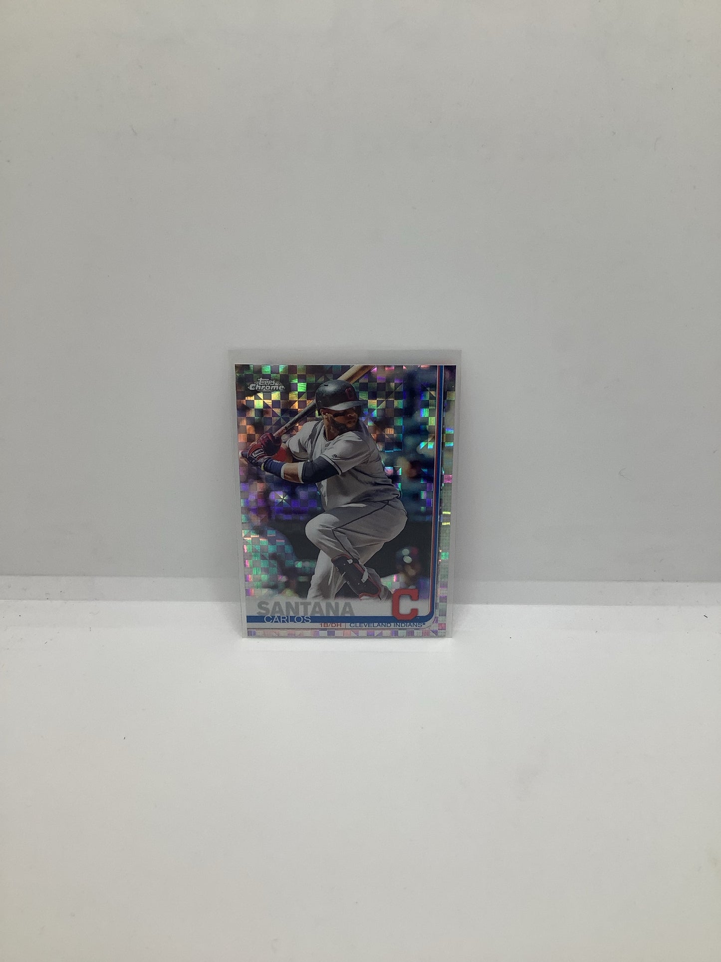 2019 Topps Chrome Refractor Carlos Santana