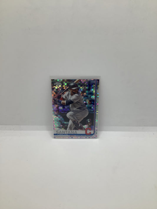 2019 Topps Chrome Refractor Carlos Santana