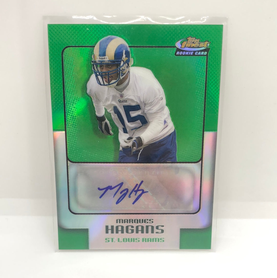 Marques Hagans 2006 Finest Green Auto /199