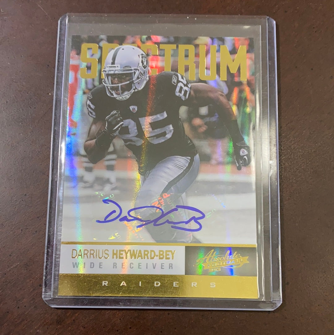 Darrius Heyward-Bey 2013 Absolute Memorbilia Autograph