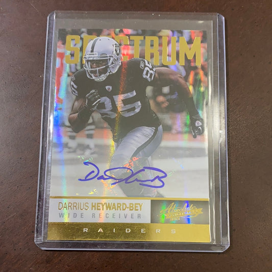 Darrius Heyward-Bey 2013 Absolute Memorbilia Autograph