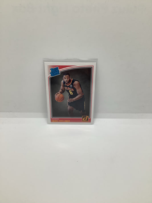 2018-19 Donruss Omari Spellman RC Red