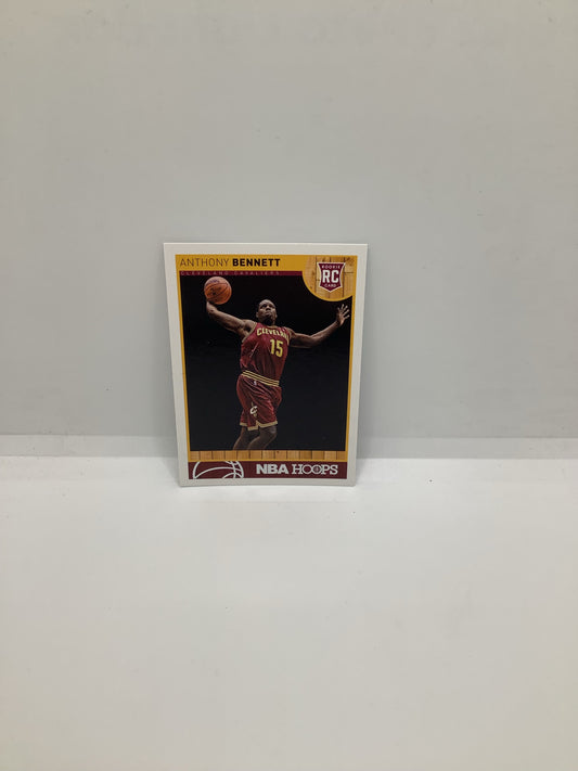 2013-14 Hoops Anthony Bennett RC Red Yellow