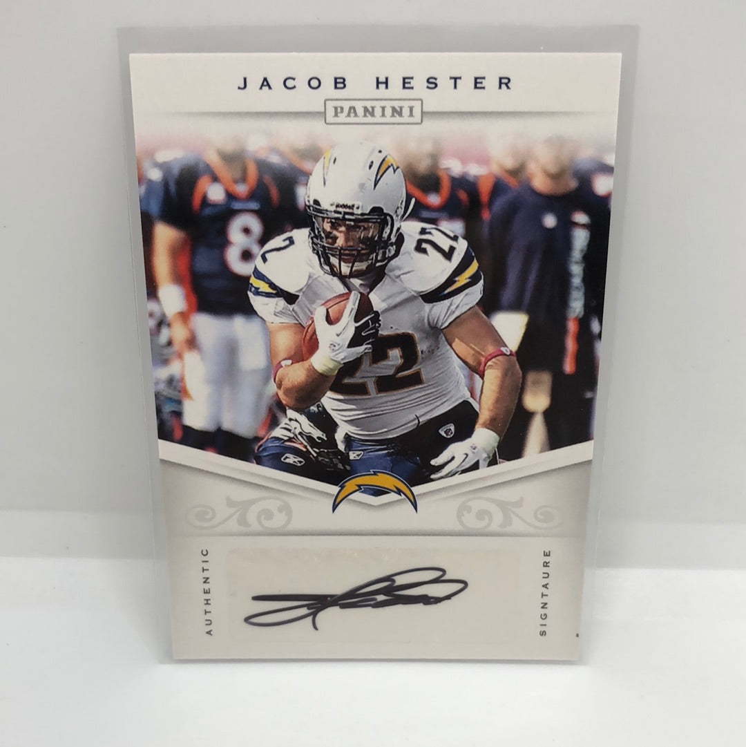 Jacob Hester 2012 Panini Auto