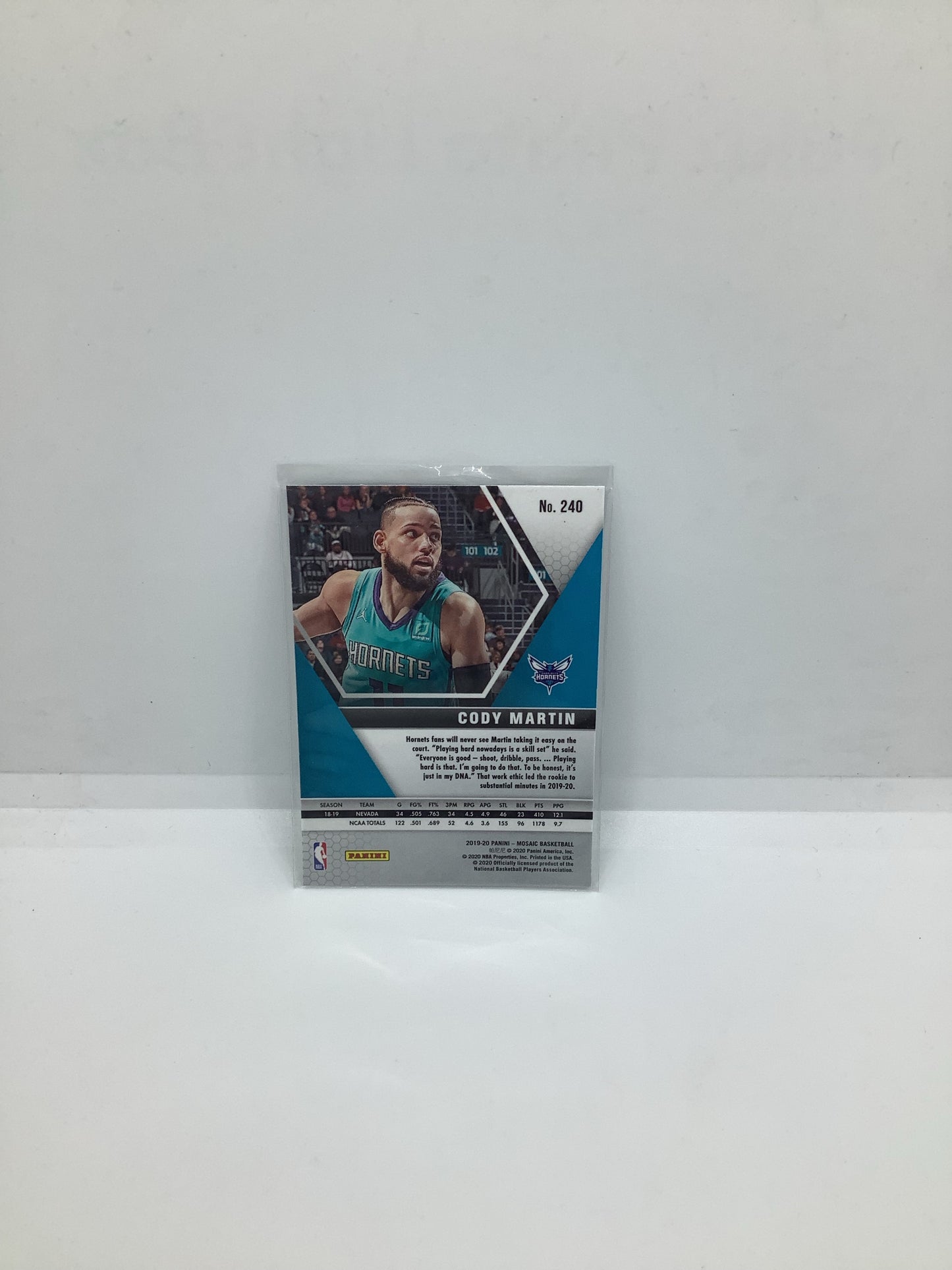 2019-20 Mosaic Cody Martin RC Teal