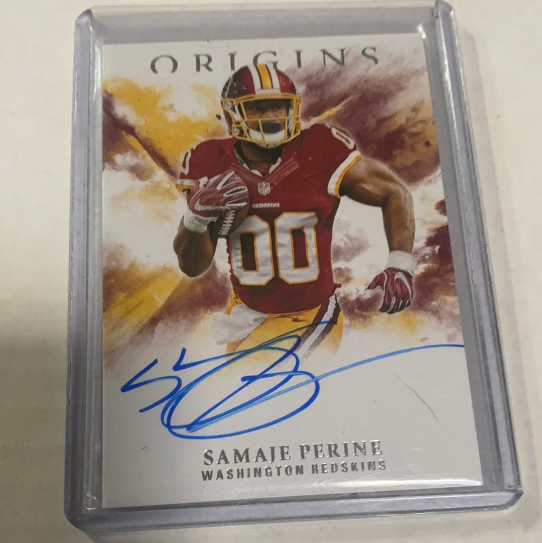 2017 Panini Origins Samaje Perine Auto rookie