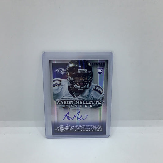2013 Panini Absolute Auto Aaron Mellette
