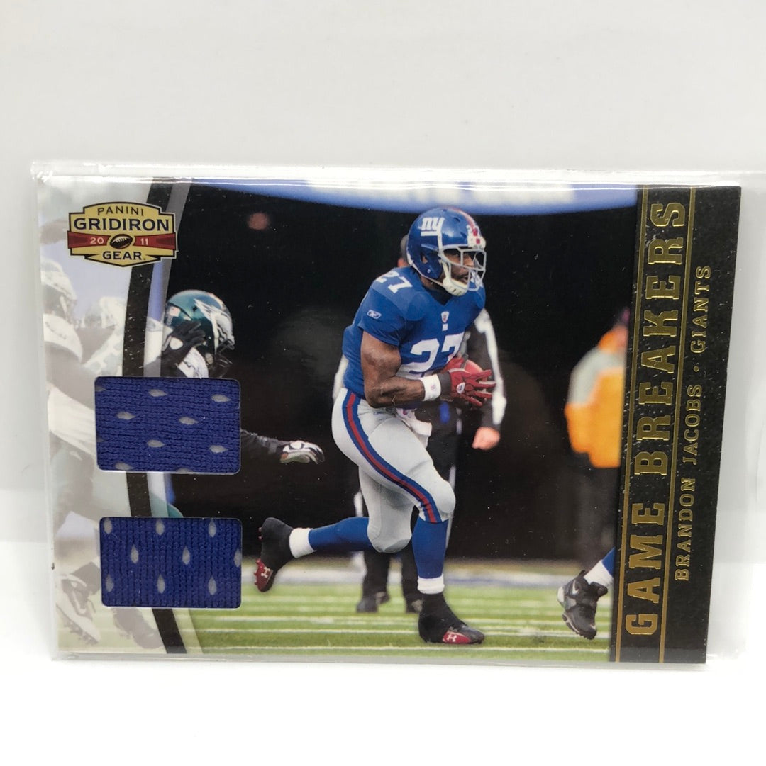Brandon Jacobs 2011 Game Breakers Jsy /100