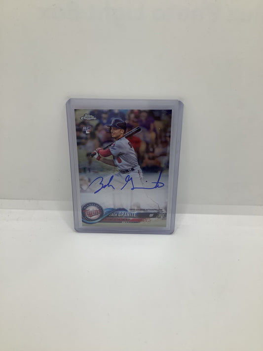 2018 Topps Zack Granite RC Chrome Auto