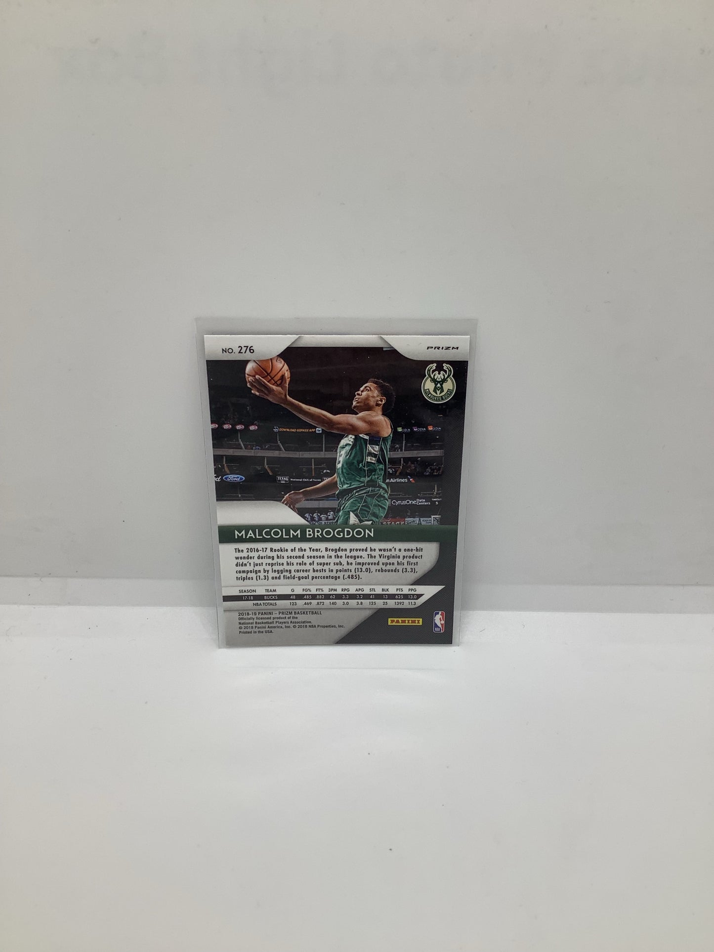 2018-19 Prizm Malcolm Brogdon RWB