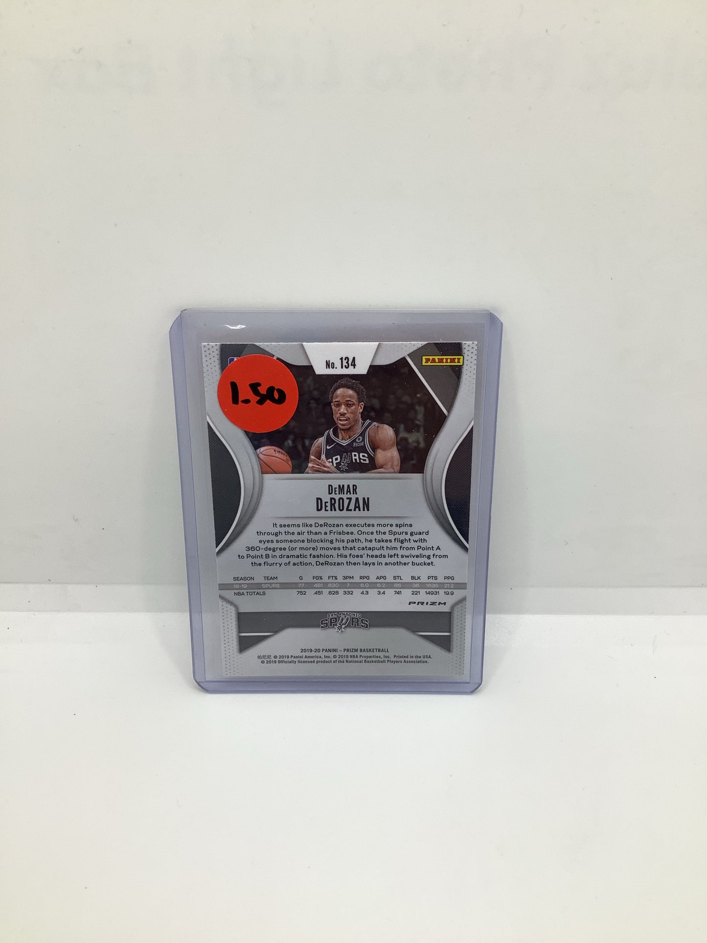 2019-20 Prizm DeMar DeRozan Orange Green