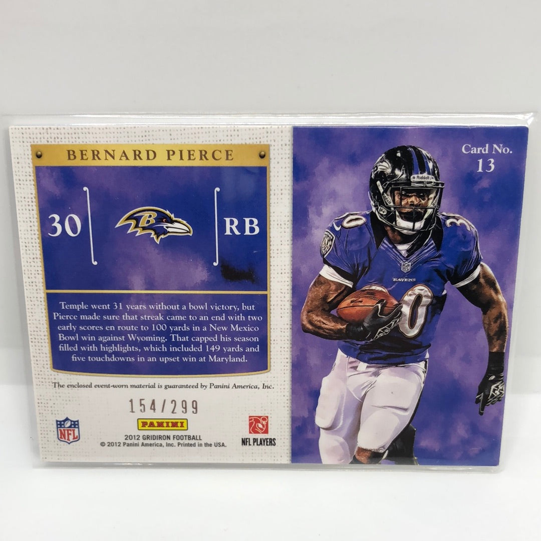 Bernard Pierce 2012 Gridiron Kings Jsy /299