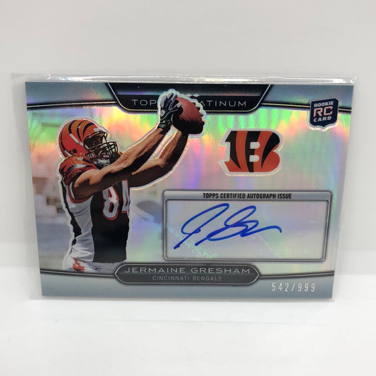 Jermaine Gresham 2010 Platinum Rc Auto /999
