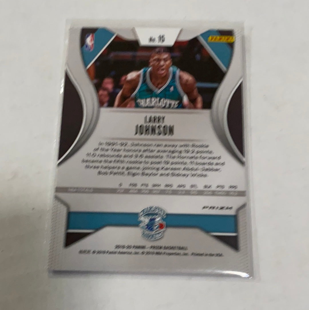Larry Johnson  2019 Panini Prizm Red White Blue