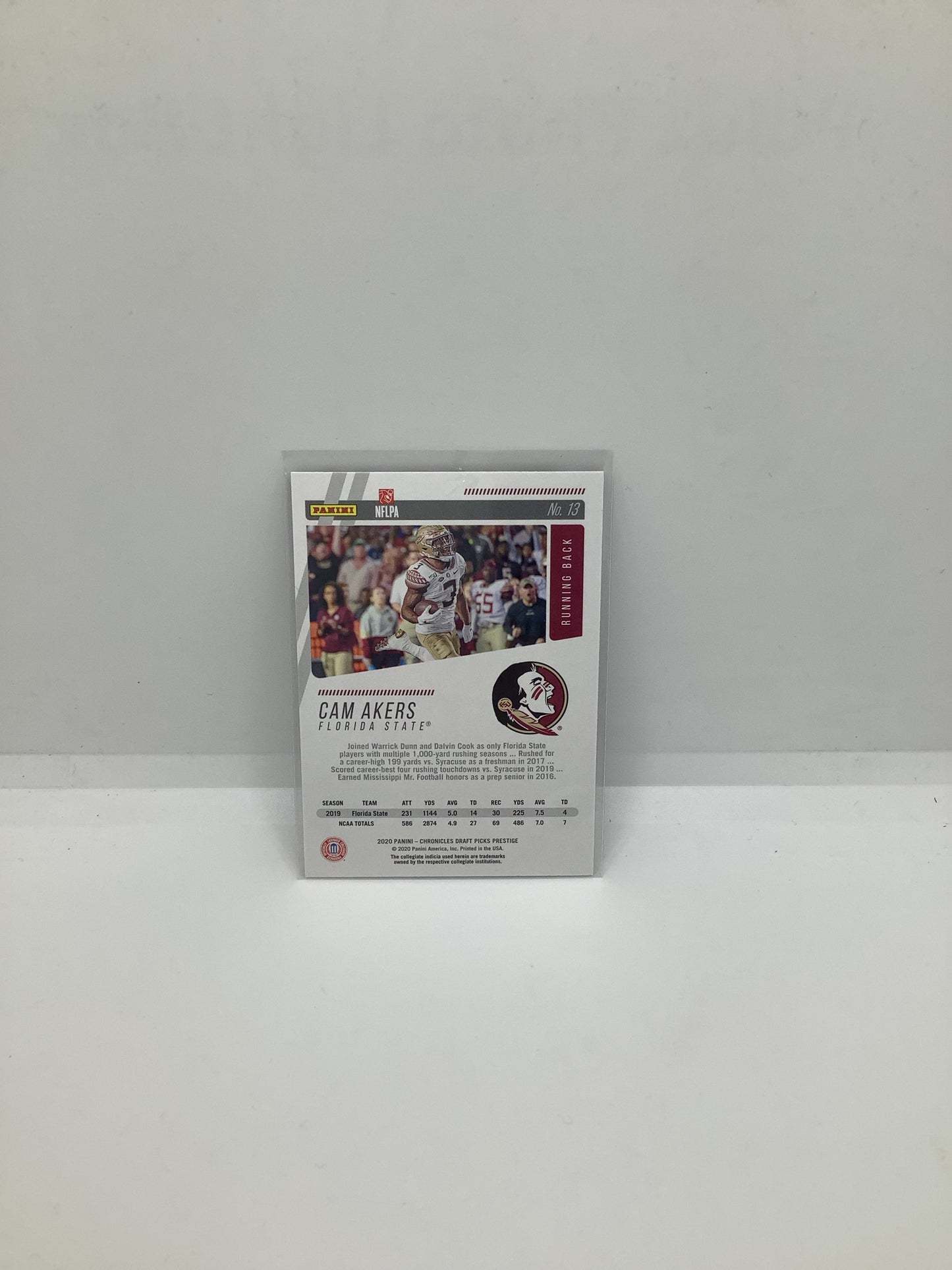 2020 Chronicles Draft Picks Cam Akers RC