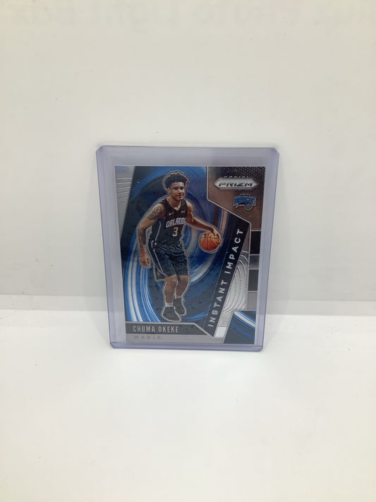 2019-20 Prizm Chuma Okeke Silver Blue