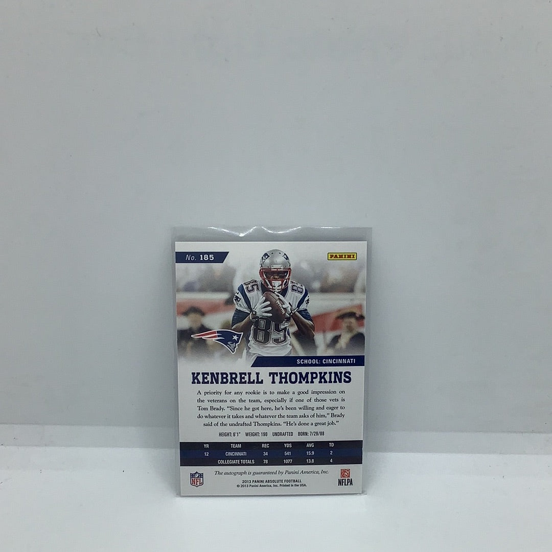 2013 Panini Absolute Auto Kenbrell Thompkins