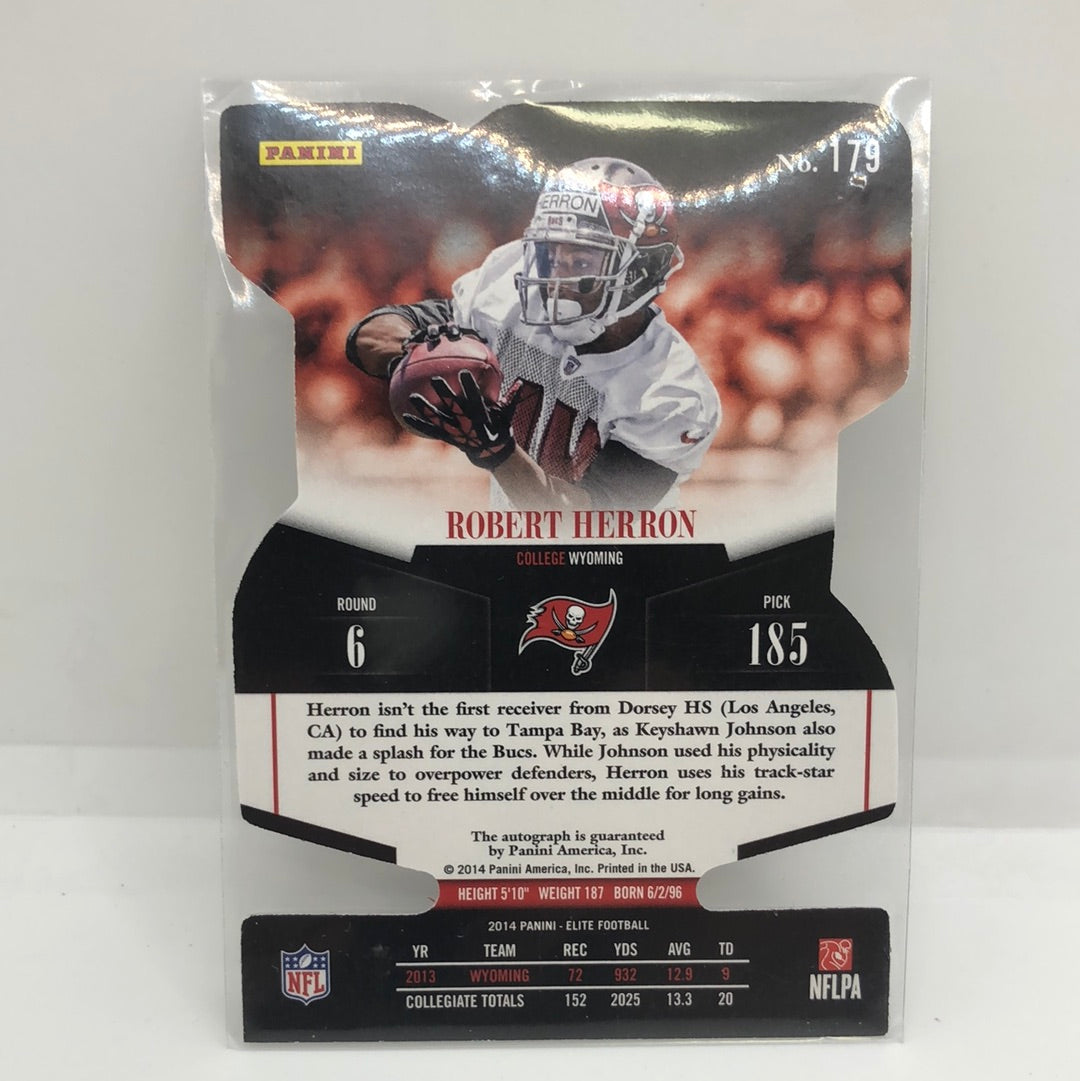 Robert Herron 2014 Elite Die Cut Rc Auto /199