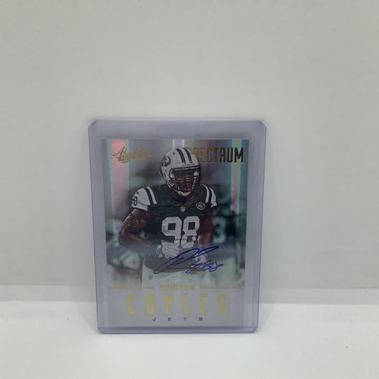 2013 Panini Absolute Auto Quinton Coples